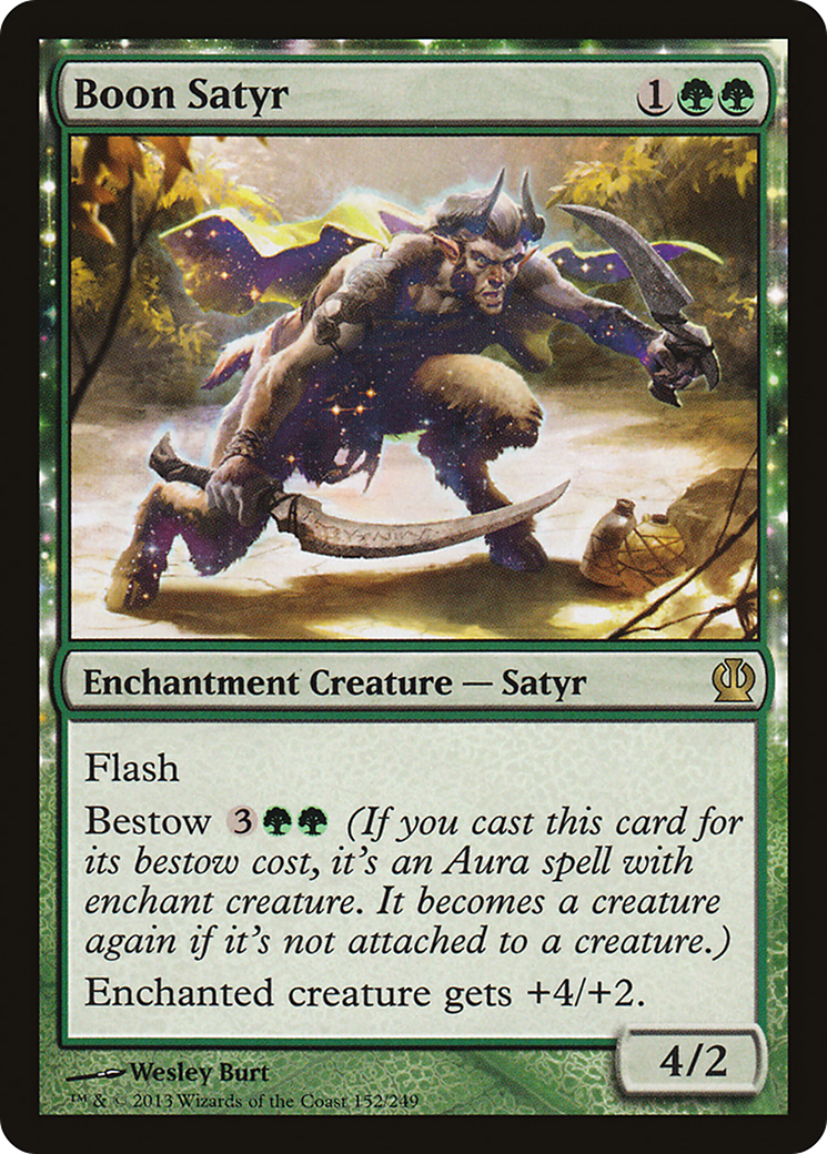 Boon Satyr (THS-152)  - Theros: (enchantment)