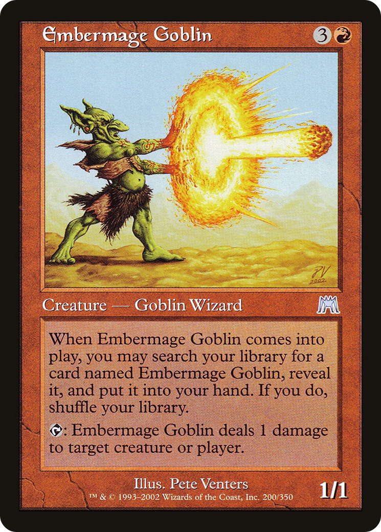 Embermage Goblin (ONS-200)  - Onslaught