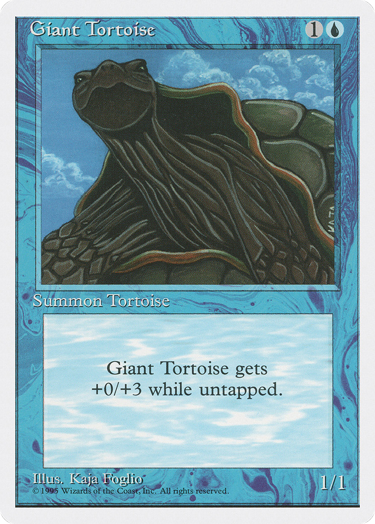 Giant Tortoise (4ED-)  - Fourth Edition