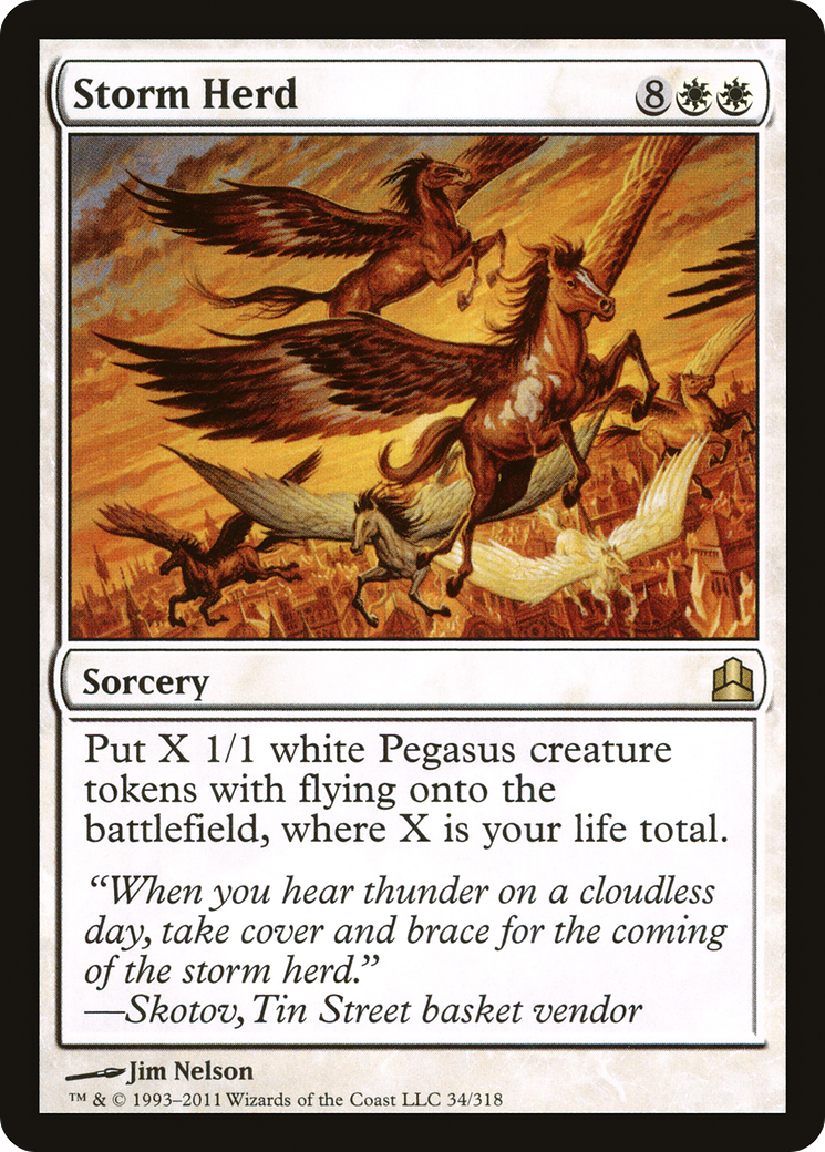 Storm Herd (CMD-034)  - Commander 2011