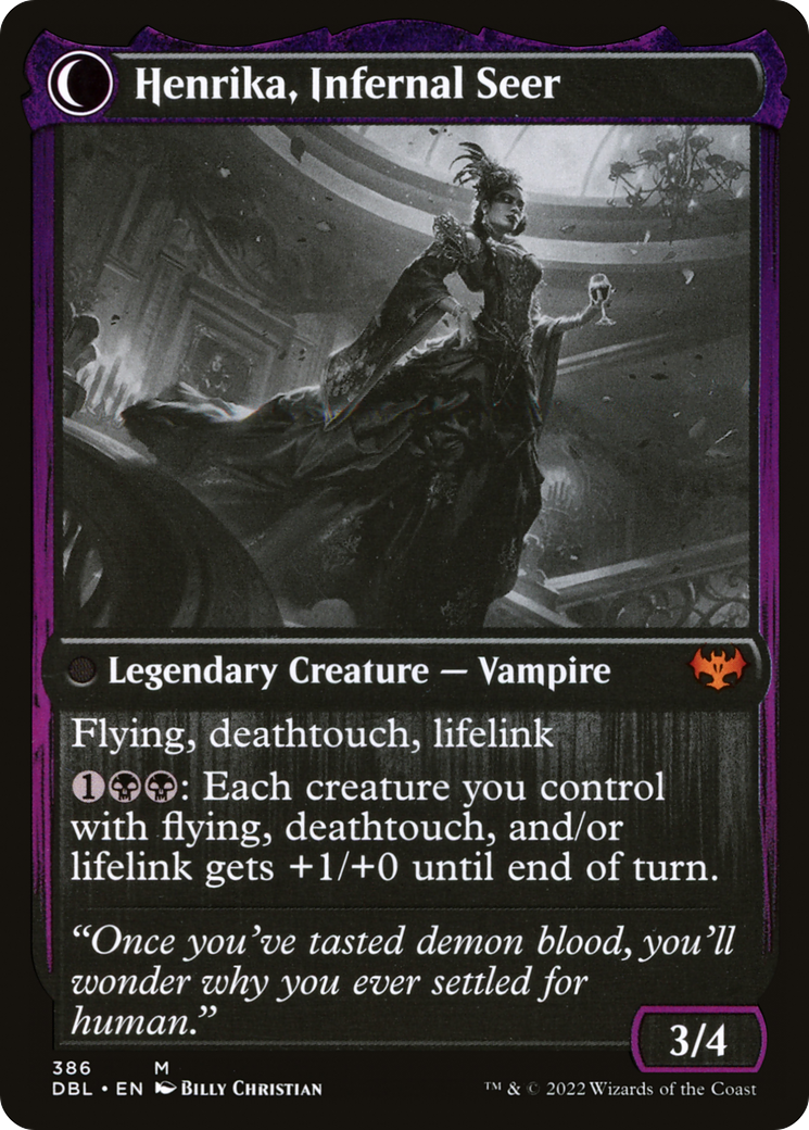 Henrika Domnathi (DBL-386)  Foil - Innistrad: Double Feature: (Double Faced Transform)