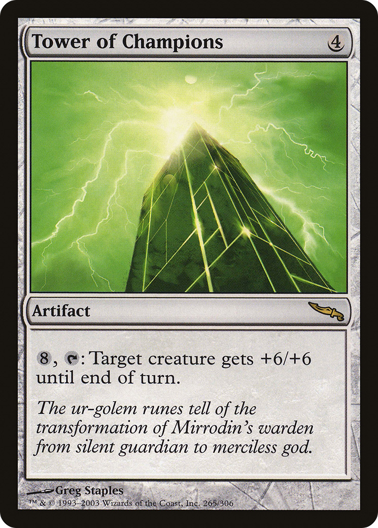 Tower of Champions (MRD-265) - Mirrodin Foil