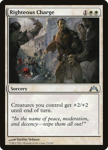 Righteous Charge (GTC-023)  Foil - Gatecrash