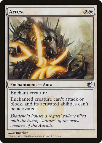 Arrest (SOM-002)  - Scars of Mirrodin