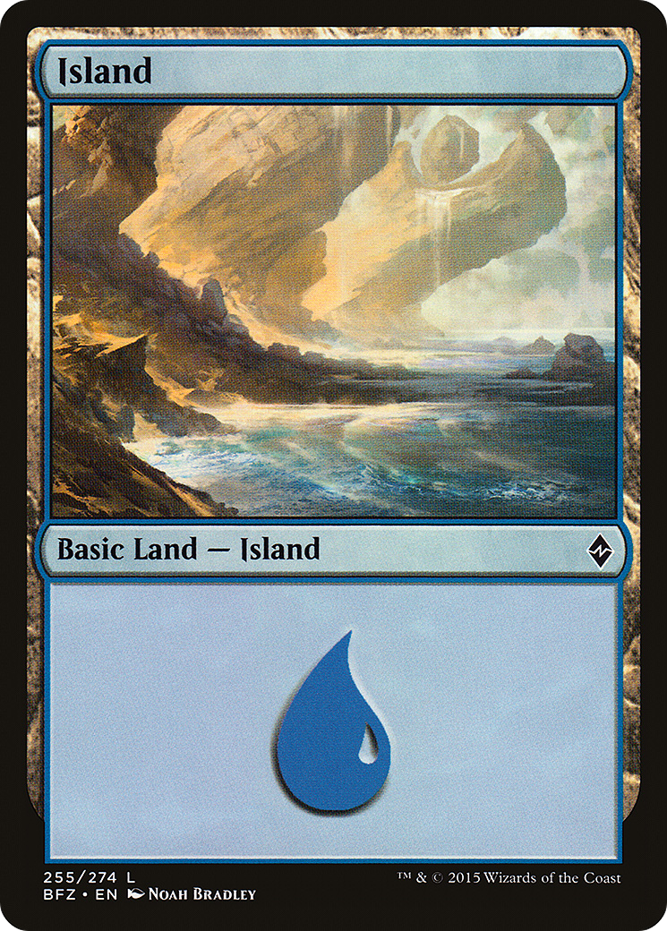 Island (255) (BFZ-255)  - Battle for Zendikar