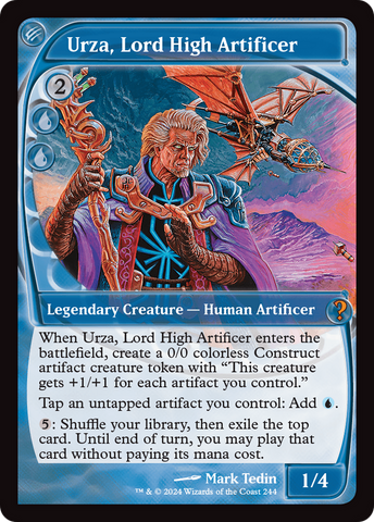 Urza, Lord High Artificer (Future Sight) (MB2-244)  Foil - Mystery Booster 2