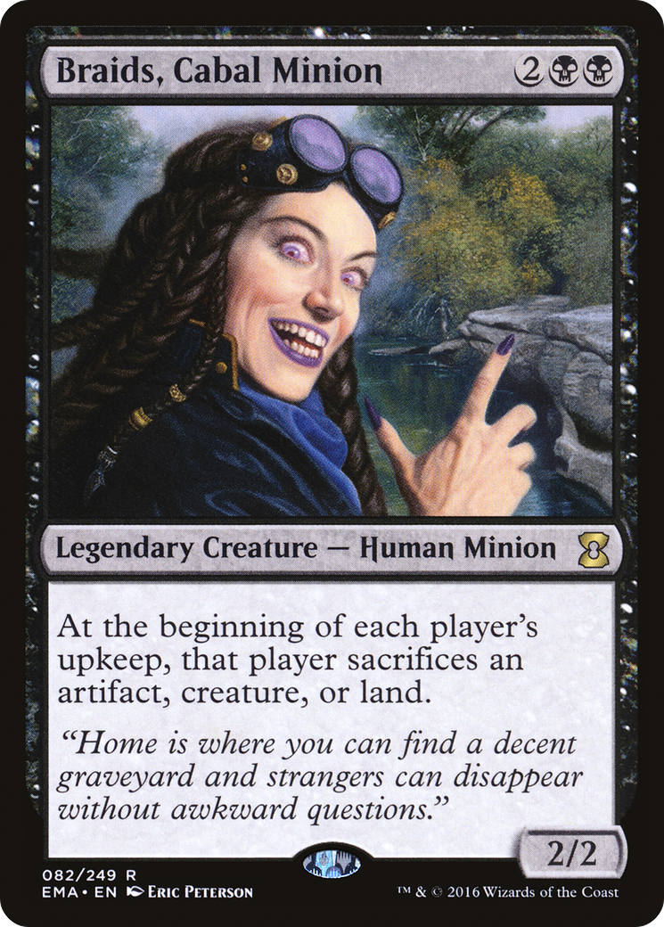 Braids, Cabal Minion (EMA-082)  Foil - Eternal Masters