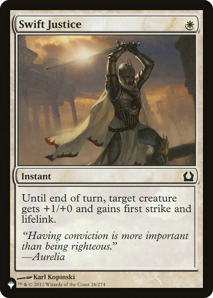 Swift Justice (LIST-RTR-26)  - The List