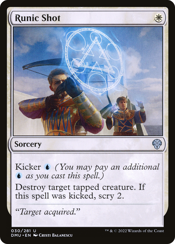 Runic Shot (DMU-030)  Foil - Dominaria United