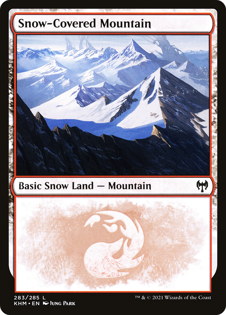Snow-Covered Mountain (283) (KHM-283)  Foil - Kaldheim