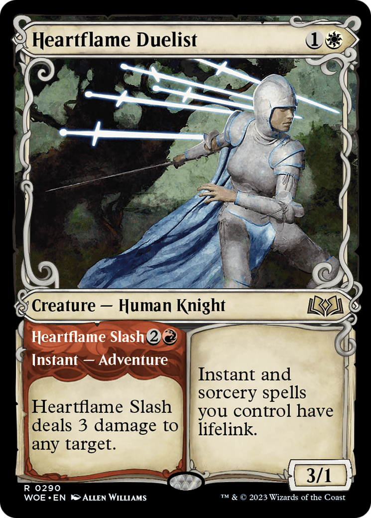 Heartflame Duelist (Showcase) (WOE-290)  Foil - Wilds of Eldraine: (Showcase)
