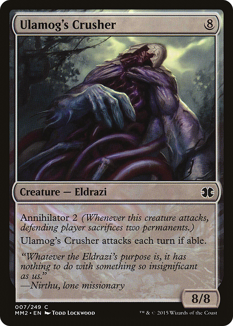 Ulamog's Crusher (MM2-007)  - Modern Masters 2015