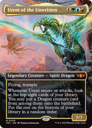 Ureni of the Unwritten (Borderless) (TDC-009) - Commander: Tarkir: Dragonstorm (Borderless) Foil