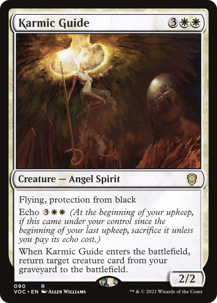 Karmic Guide (VOC-090)  - Crimson Vow Commander