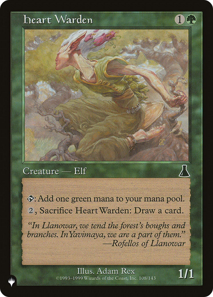 Heart Warden (LIST-UDS-108)  - The List