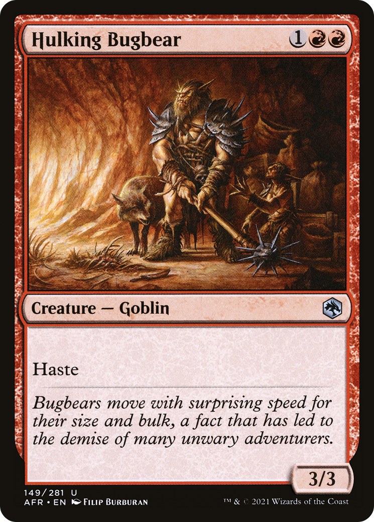 Hulking Bugbear (AFR-149)  Foil - Adventures in the Forgotten Realms
