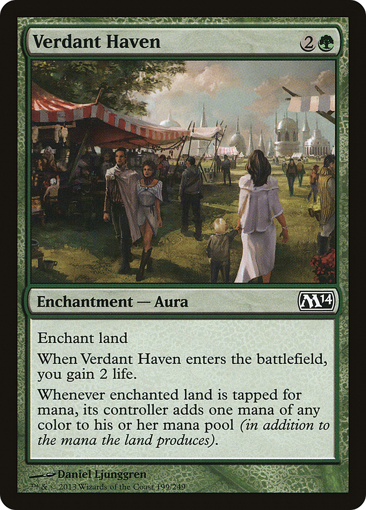 Verdant Haven (M14-199)  - Magic 2014