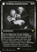 Wedding Announcement (DBL-312) - Innistrad: Double Feature: (Double Faced Transform) Foil
