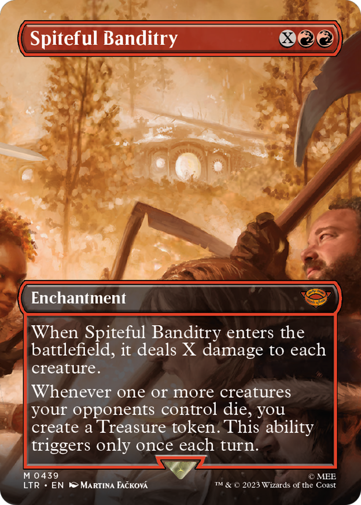 Spiteful Banditry (Borderless) (LTR-439)  - The Lord of the Rings: Tales of Middle-earth