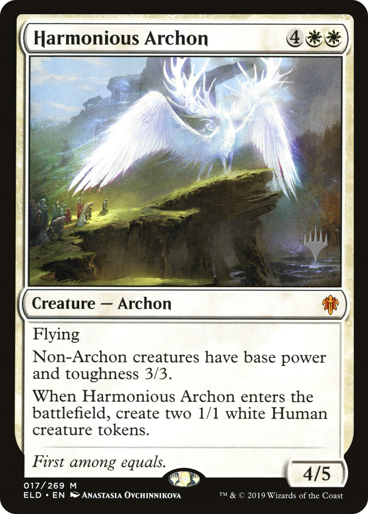 Harmonious Archon (PPELD-017)  Foil - Throne of Eldraine Promos