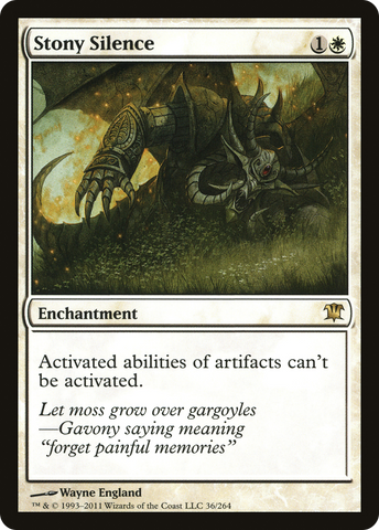 Stony Silence (ISD-036)  - Innistrad