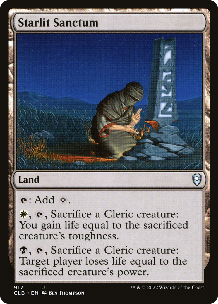 Starlit Sanctum (CLB-917)  - Commander Legends: Battle for Baldur's Gate