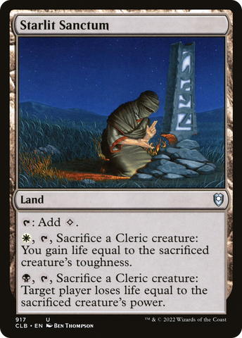 Starlit Sanctum (CLB-917)  - Commander Legends: Battle for Baldur's Gate