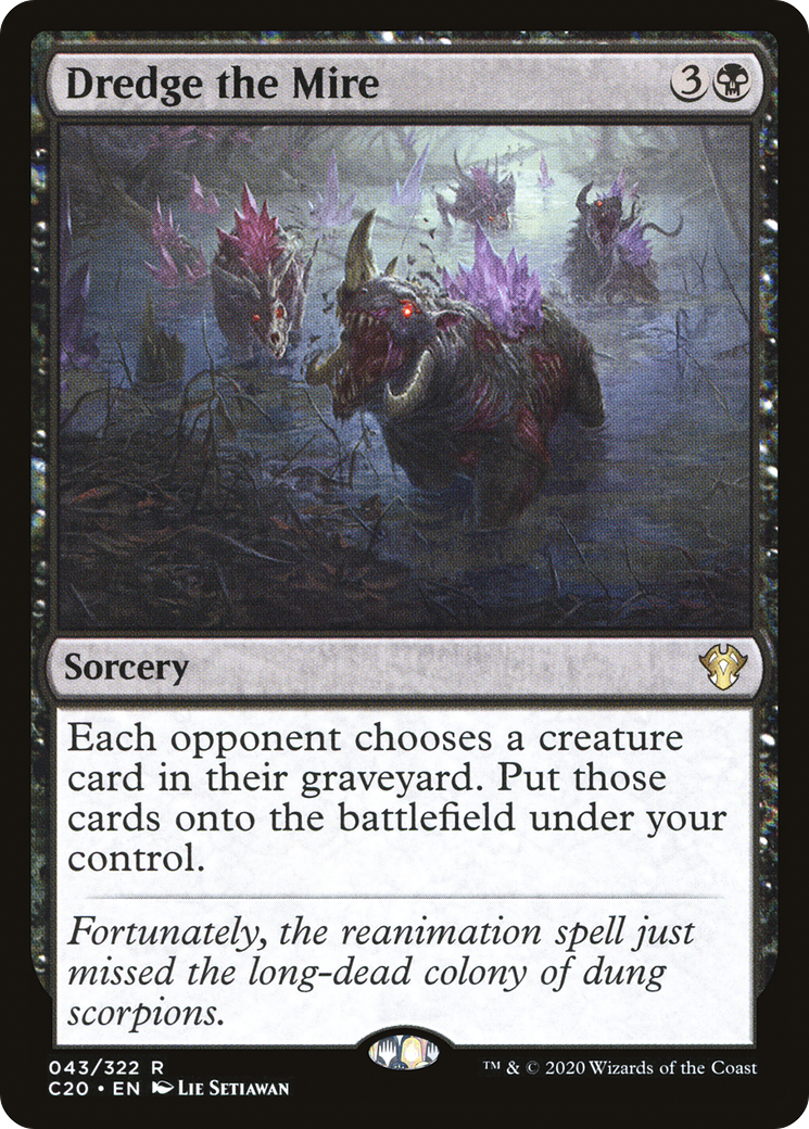 Dredge the Mire (C20-043)  - Commander 2020