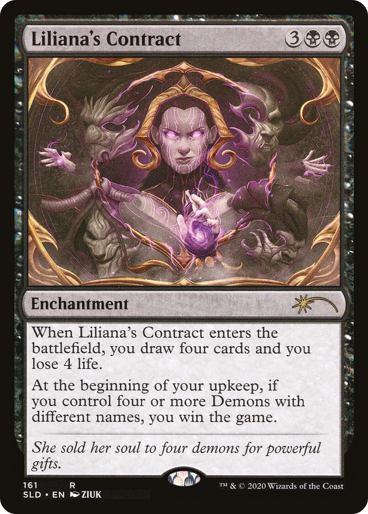 Liliana's Contract (SLD-161)  - Secret Lair Drop