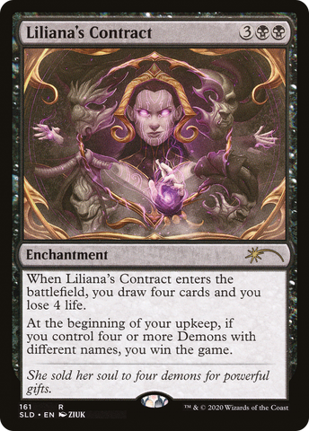 Liliana's Contract (SLD-161)  Foil - Secret Lair Drop