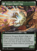 The Dragon-Kami Reborn (Extended Art) (NEO-473)  Foil - Kamigawa: Neon Dynasty: (Extended Art, fandfc, enchantment)