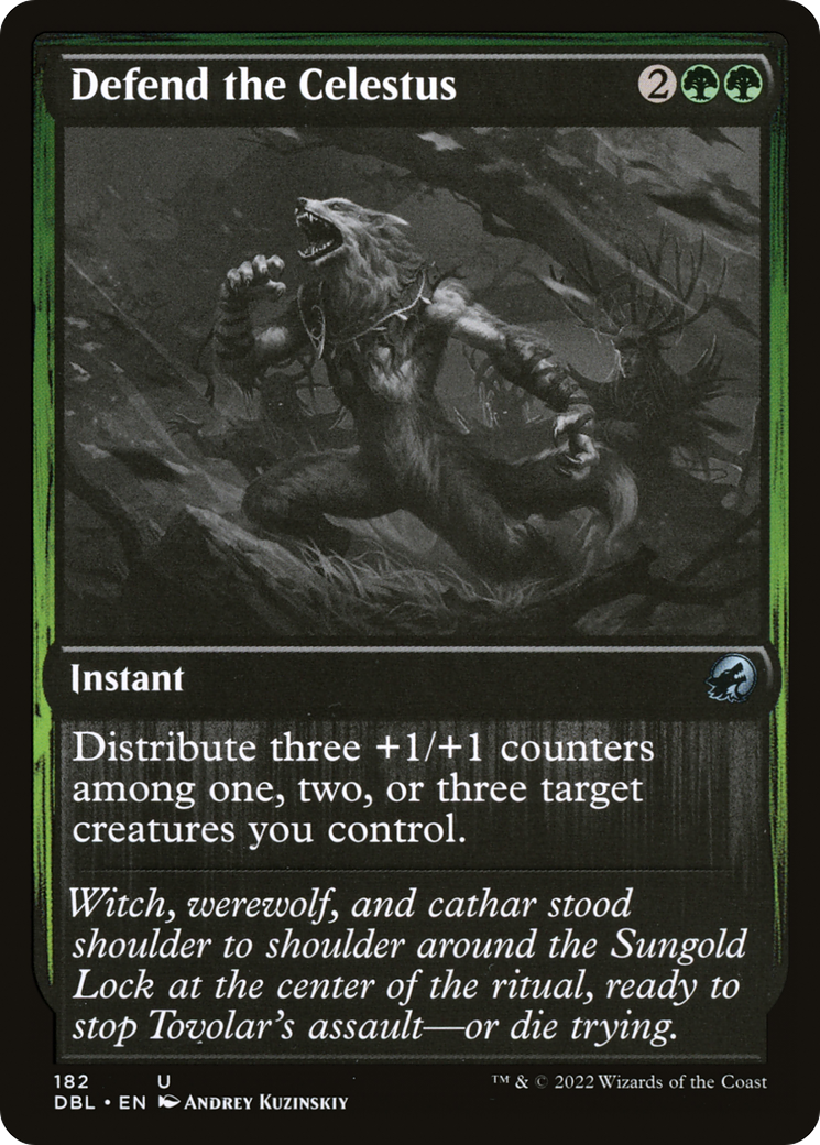 Defend the Celestus (DBL-182)  Foil - Innistrad: Double Feature