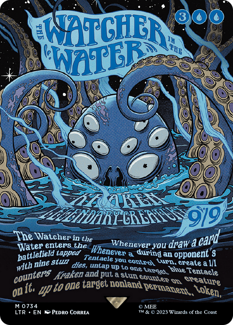 The Watcher in the Water (Borderless Poster) (LTR-734)  Foil - The Lord of the Rings: Tales of Middle-earth