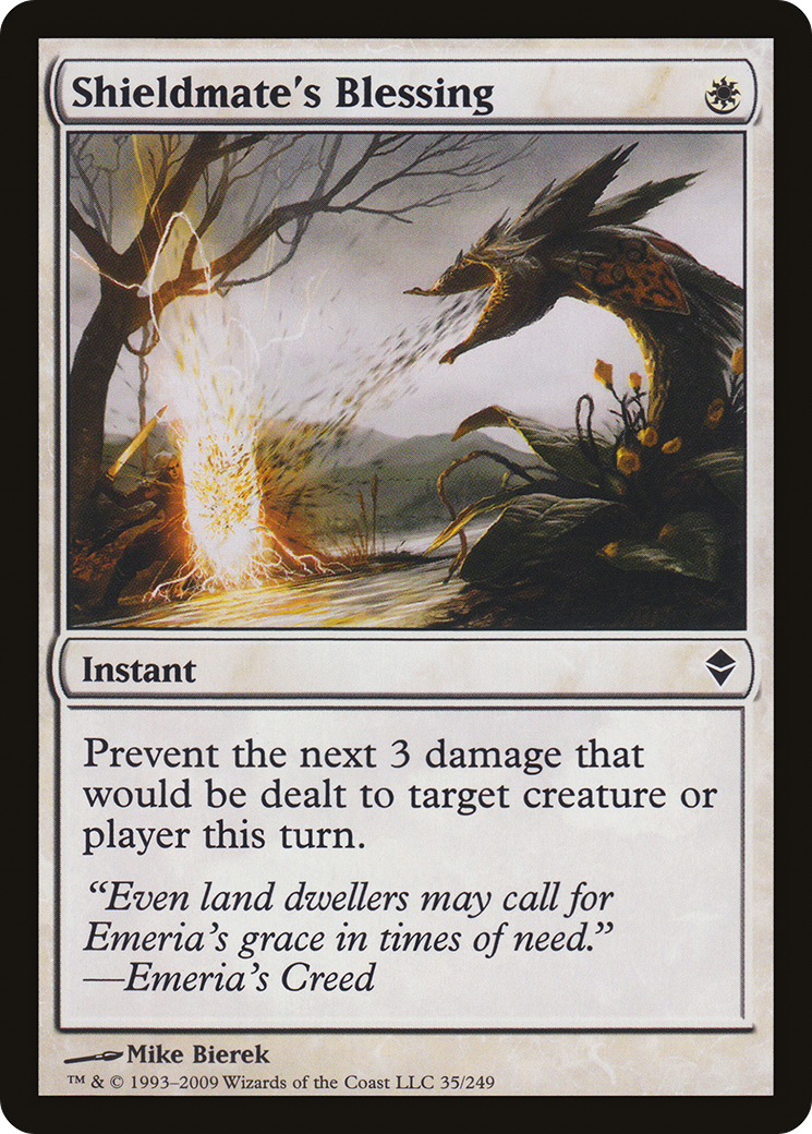 Shieldmate's Blessing (ZEN-035)  Foil - Zendikar