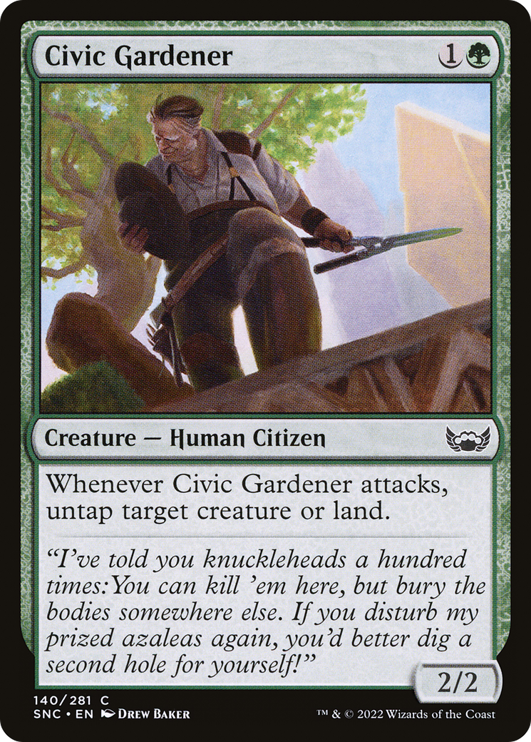 Civic Gardener (SNC-140)  Foil - Streets of New Capenna