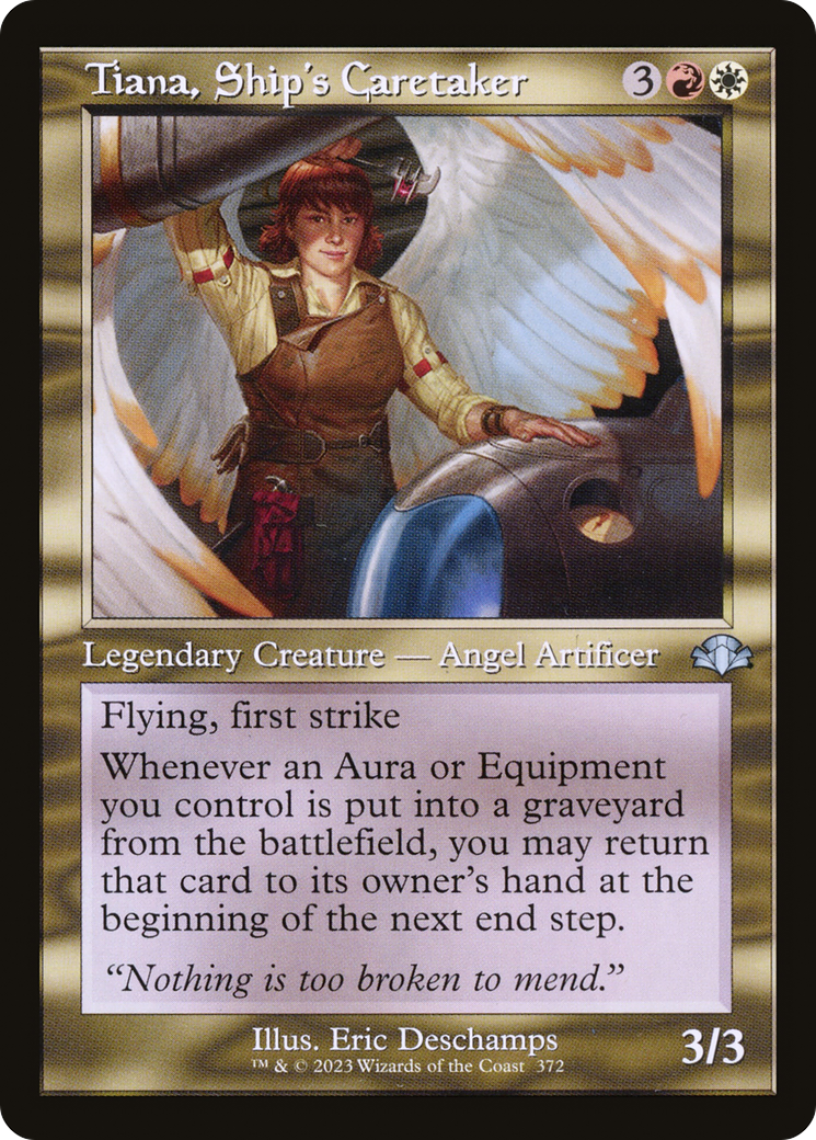 Tiana, Ship's Caretaker (Retro Frame) (DMR-372)  - Dominaria Remastered