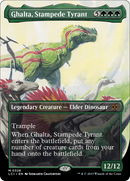 Ghalta, Stampede Tyrant (Borderless) (LCI-326)  Foil - The Lost Caverns of Ixalan
