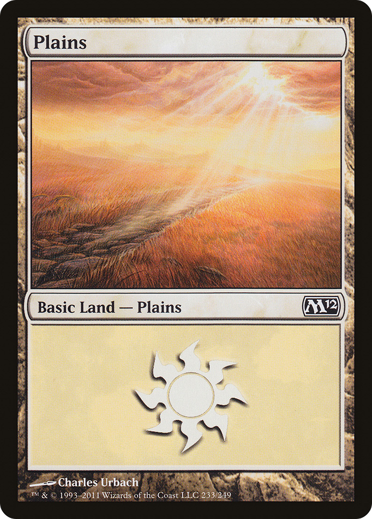 Plains (233) (M12-233)  Foil - Magic 2012