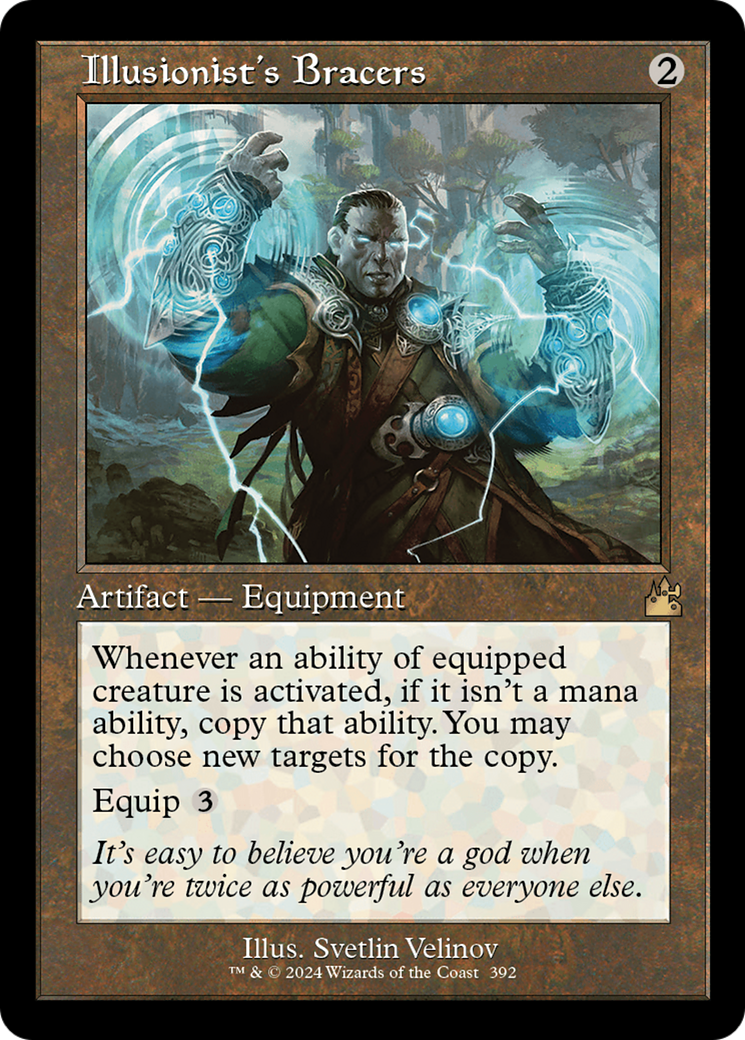 Illusionist's Bracers (Retro Frame) (RVR-392)  Foil - Ravnica Remastered