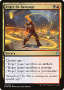 Angrath's Rampage (WAR-185)  Foil - War of the Spark