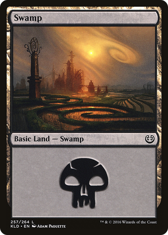 Swamp (257) (KLD-257) - Kaladesh Foil