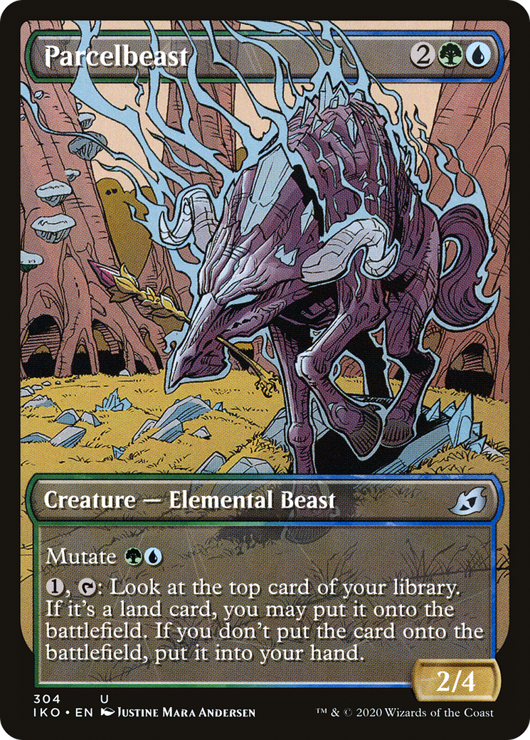 Parcelbeast (Showcase) (IKO-304) - Ikoria: Lair of Behemoths: (Showcase) Foil