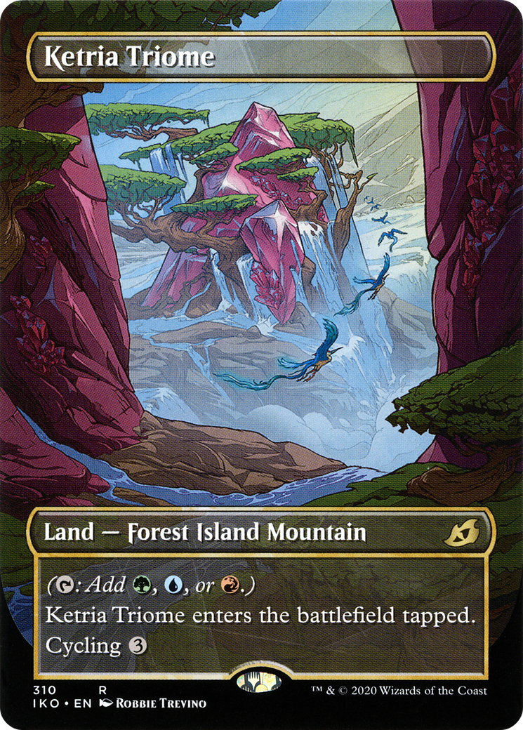 Ketria Triome (Showcase) (IKO-310)  - Ikoria: Lair of Behemoths: (Showcase) (Borderless)