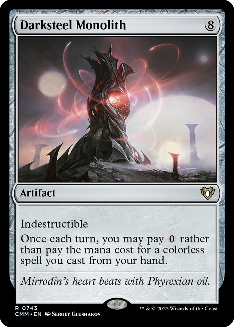 Darksteel Monolith (CMM-743)  - Commander Masters