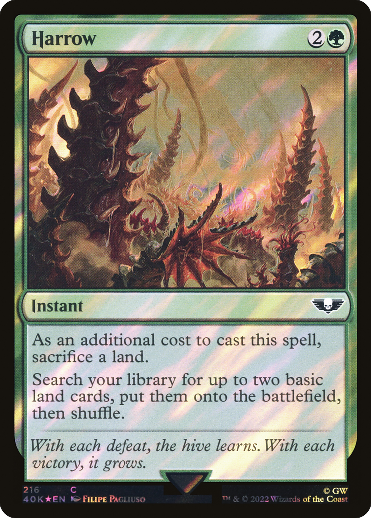 Harrow (Surge Foil) (40K-216)  Foil - Warhammer 40,000 Commander