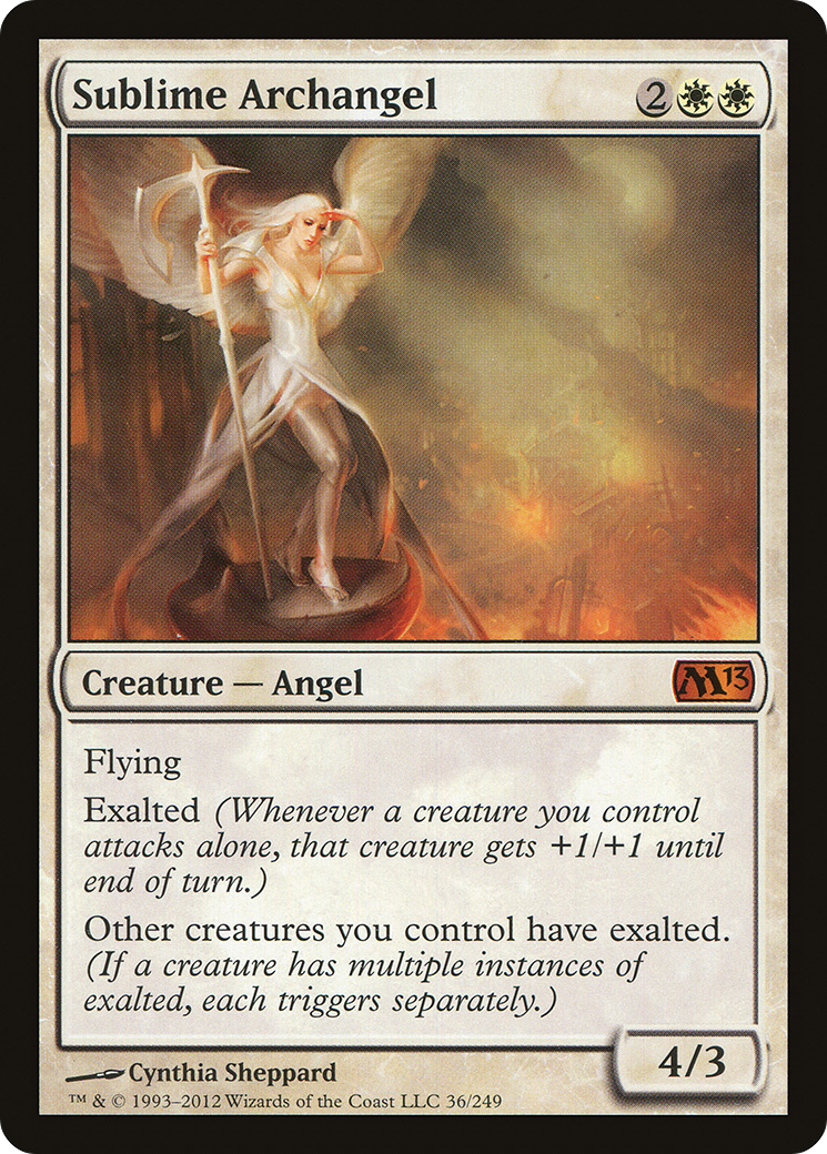 Sublime Archangel (M13-036)  Foil - Magic 2013