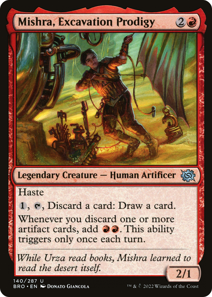 Mishra, Excavation Prodigy (BRO-140)  Foil - The Brothers' War