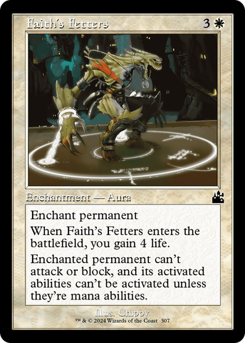 Faith's Fetters (Retro Frame) (RVR-307)  Foil - Ravnica Remastered