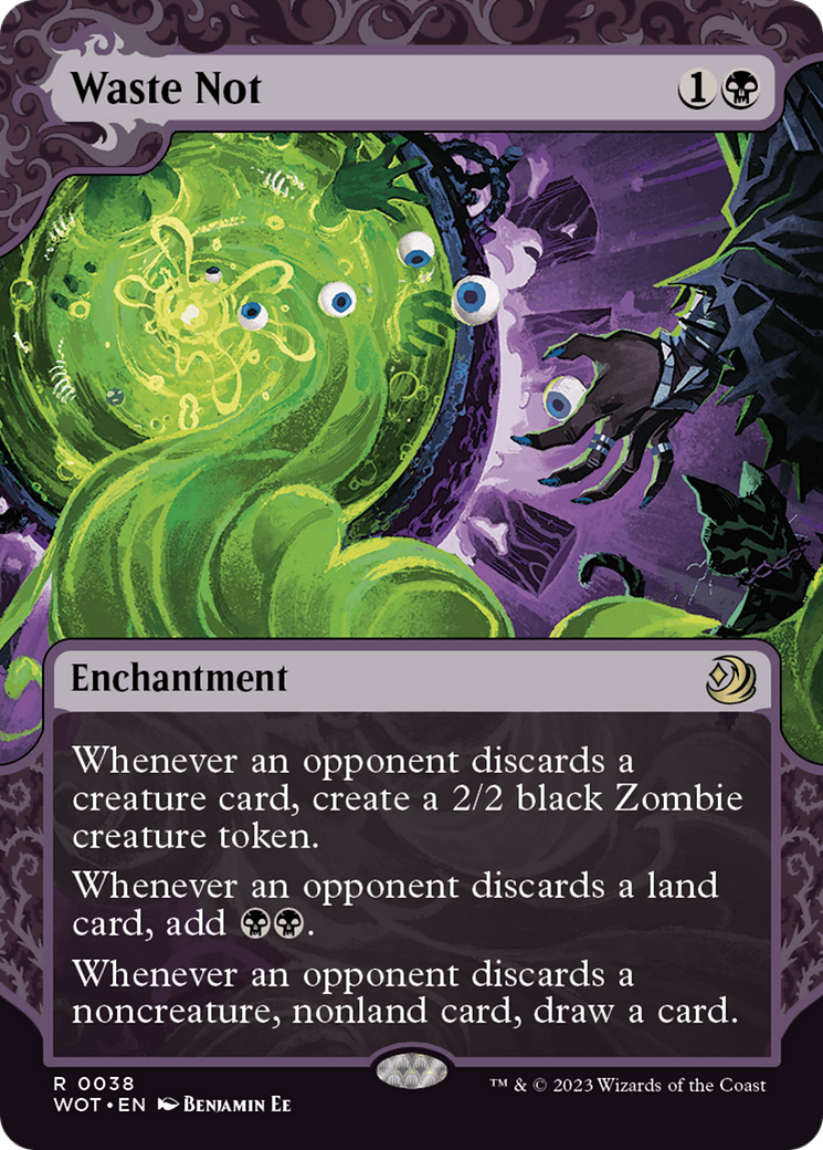 Waste Not (WOT-038)  - Wilds of Eldraine: Enchanting Tales: (Showcase) (Borderless)