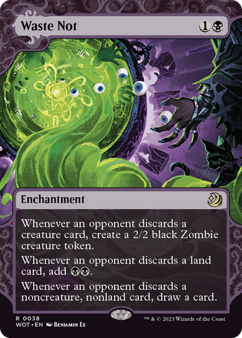 Waste Not (WOT-038)  - Wilds of Eldraine: Enchanting Tales: (Showcase) (Borderless)